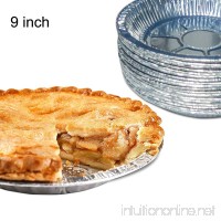 Premium 9" Aluminum Foil Pie Pans 50pcs/set. Disposable Tin Plates for Pies Tart Quiche - B07F8212XD